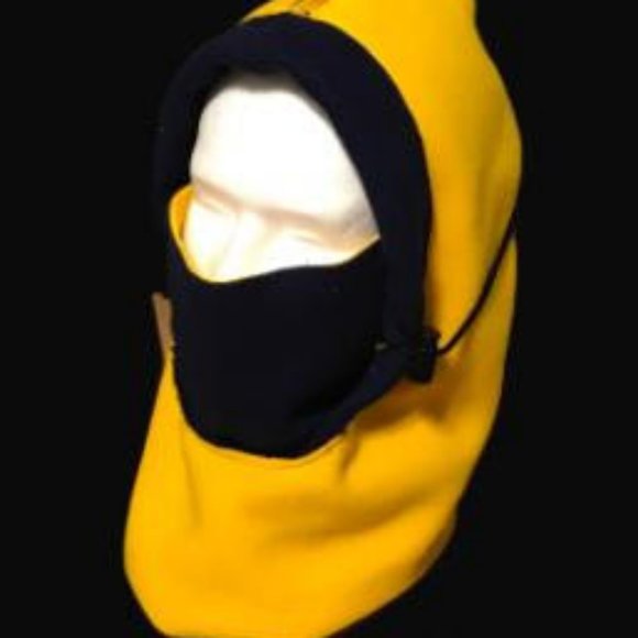 4 hoods Show support Ukraine colors reversible Fleece hood moves with your head